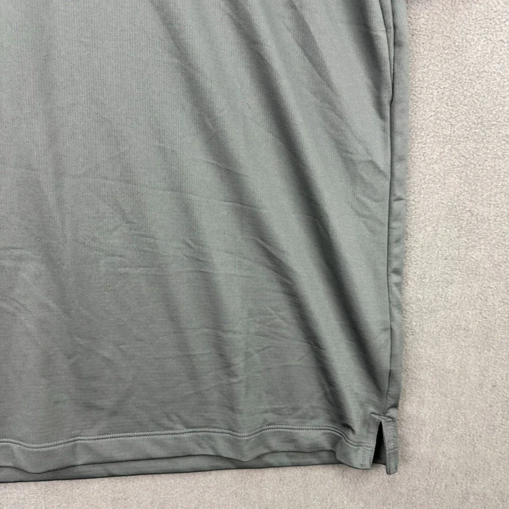 Nike D6 Football Polo Shirt Mens XL Gray Short Sleeve‎ Moisture Wicking Athletic